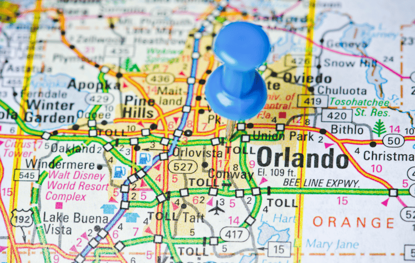 First-time homebuyer in Orlando- Orlando Map