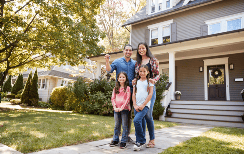 First-time homebuyer in Orlando- happy new home owners